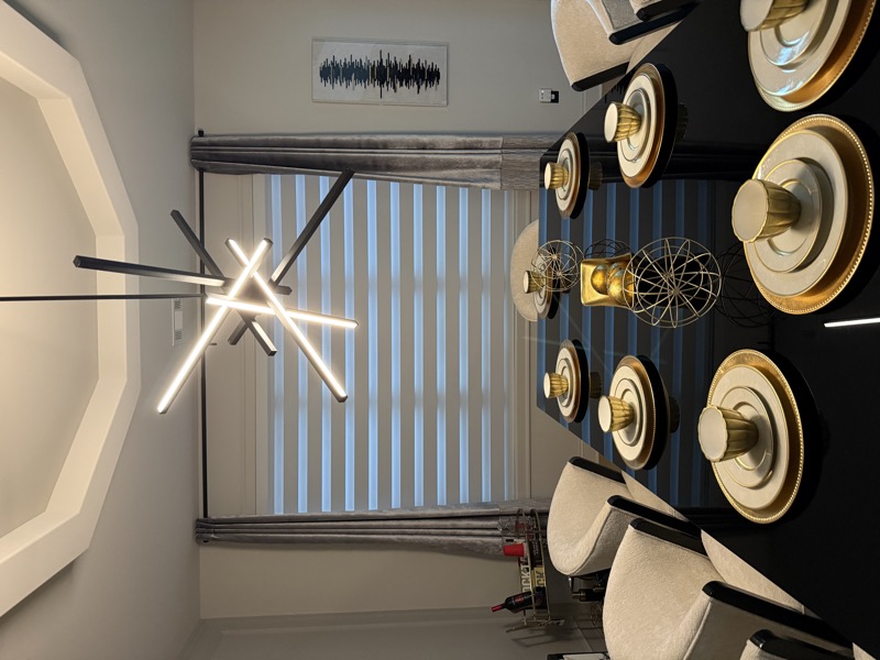 Boutique Shutters & Shades owner Danny during a window treatment consultation